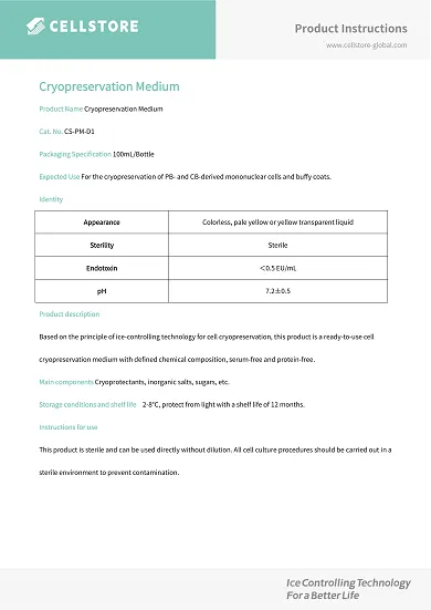 PBMC Cryopreservation Medium (CS-PM-D1)