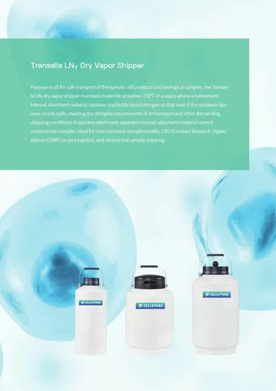Transella LN₂ Dry Vapor Shipper